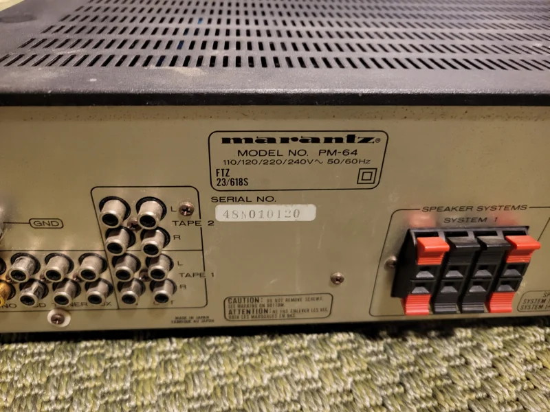 Marantz pm 64 i behov av stor service Marantz pm 64 i behov av stor service - Bild 6 av 6