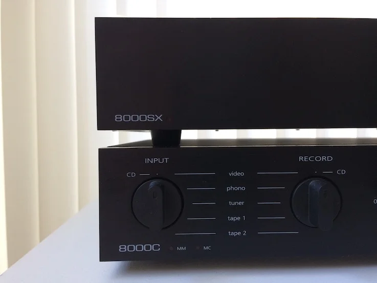 AUDIOLAB 8000C + 8000SX (F&ouml;r &amp; Slutsteg) Made In U.K - Bild 1 av 9