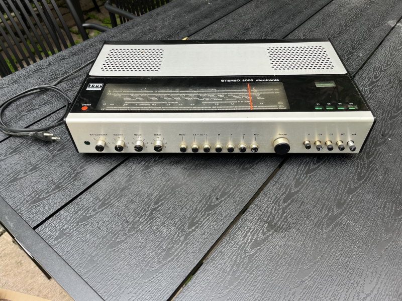 ITT Schaub-Lorenz Stereo 2000 electronic – klassisk tysk tuner/förstärkare - Bild 1 av 3