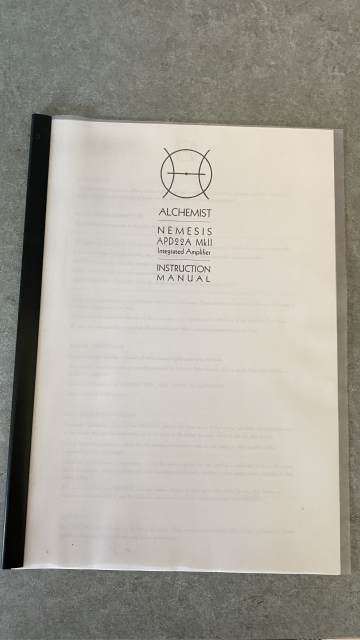 Alchemist Nemesis APD22A MkII Integrerad förstärkare