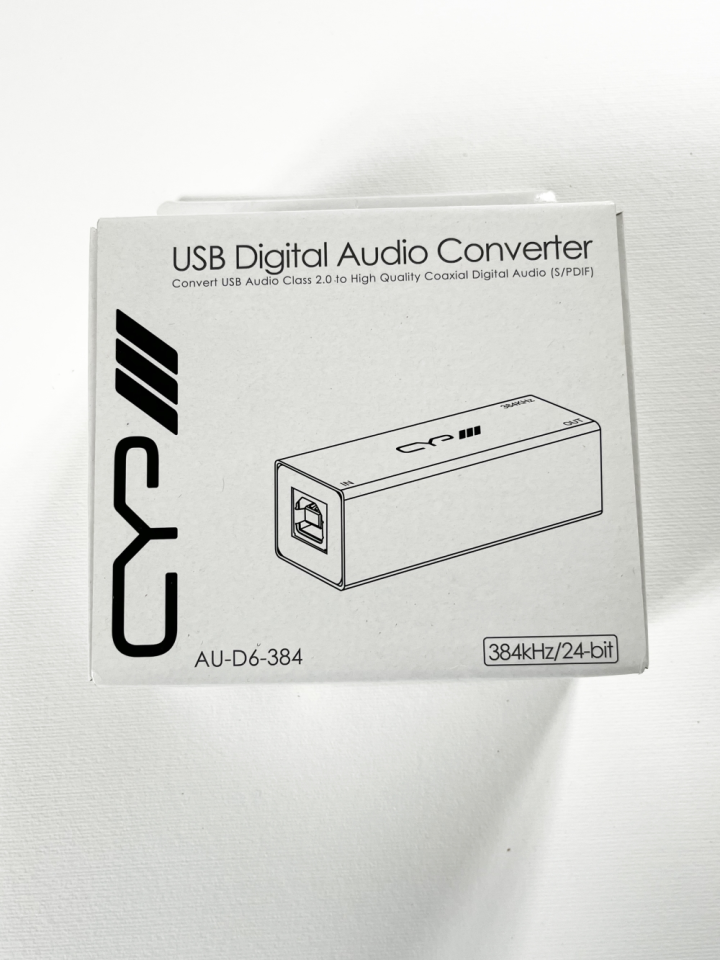 CYP omvandlare USB till Coaxial 384kHz / 24 bit