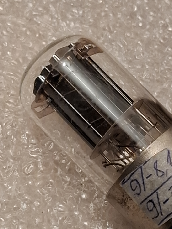 MELZ 6N8S / 6H8C / 1578 / 6SN7 METAL BASE NOS 1955/1956Rare