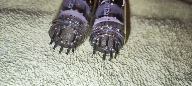 Matcha par Telefunken ECC81 NOS med samma kod fr&aring;n &aring;r 61! - Billede 2 af 7