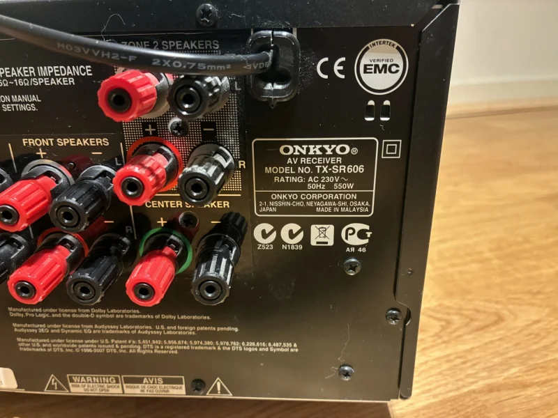 Onkyo TX-SR606 – Klassiker söker nytt hem Onkyo TX-SR606 – Klassiker söker nytt hem - Bild 6 av 6
