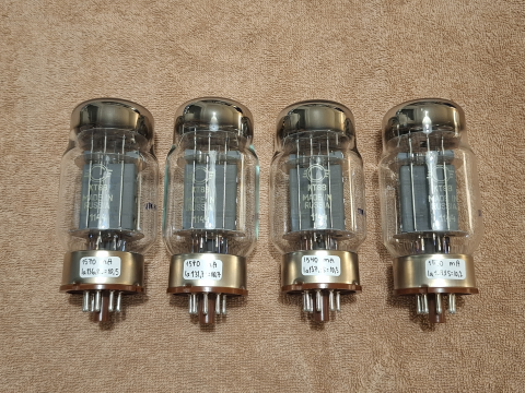 KT88 Svetlana Winged -C- SED NOS Matchad kvartett