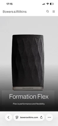 Bowers & Wilkins formation flex