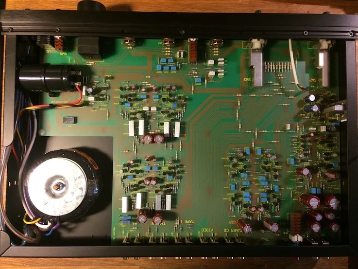 AUDIOLAB 8000C + 8000SX (F&ouml;r &amp; Slutsteg) Made In U.K - Bild 8 av 9