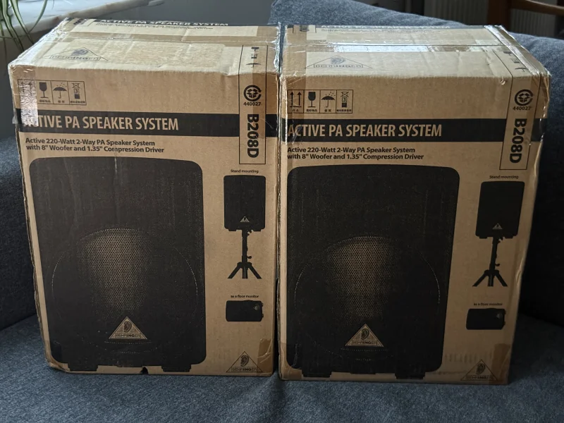 Helt nya B208D PA-h&ouml;gtalare &ndash; Eurolive 208D s&auml;ljes billigt - Bild 2 av 2