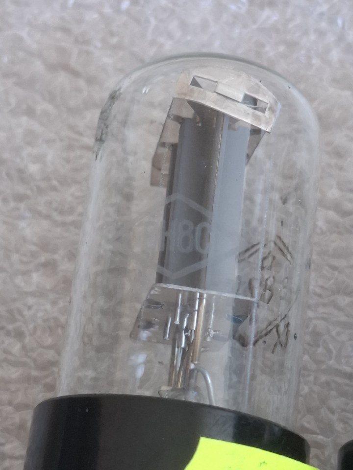 6N8S 6H8C Ribbed Anode / FOTON 60s / 1578 / 6SN7 Double Triode