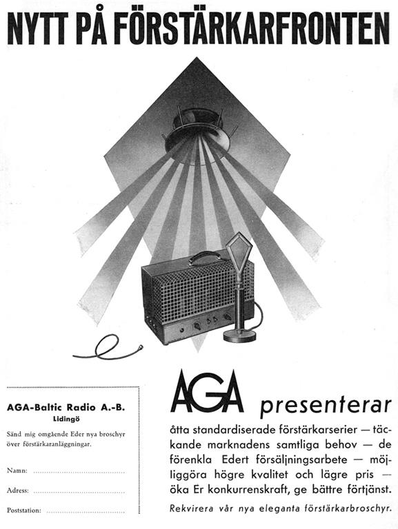 AGA UNIVERSAL AGA BALTIC KÖPES STEREO ELLER MONOBLOCK - Bild 3 av 3