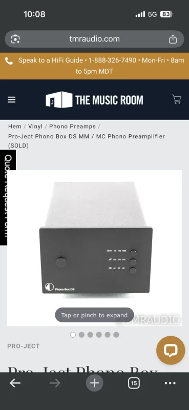 Pro-Ject phonobox ds riaa förstärkare Pro-Ject phonobox ds riaa förstärkare - Bild 1 av 2