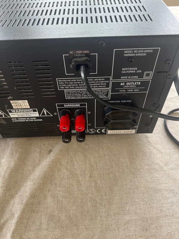 Harman Kardon AVR 65RDS – klassisk AV-receiver Harman Kardon AVR 65RDS – klassisk AV-receiver - Bild 5 av 5