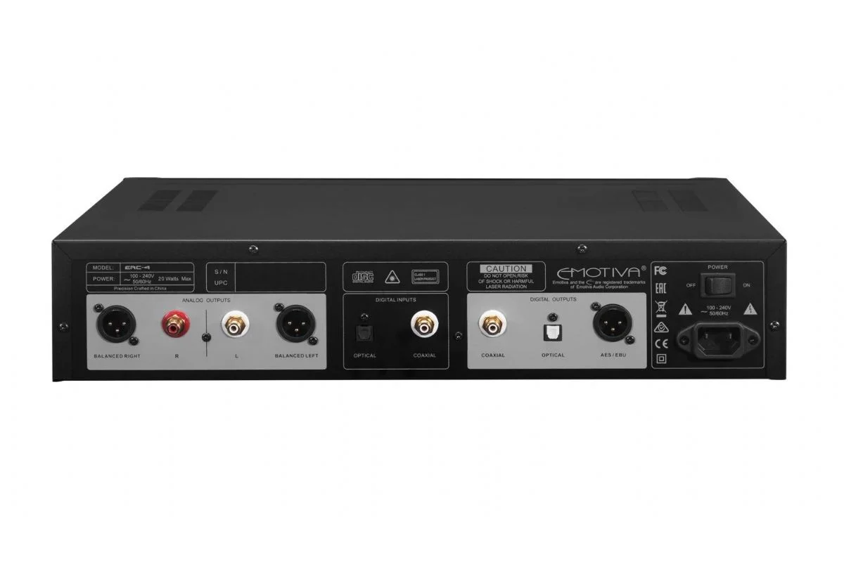 Emotiva ERC-4 DAC och cd-spelare. - Bild 2 av 2