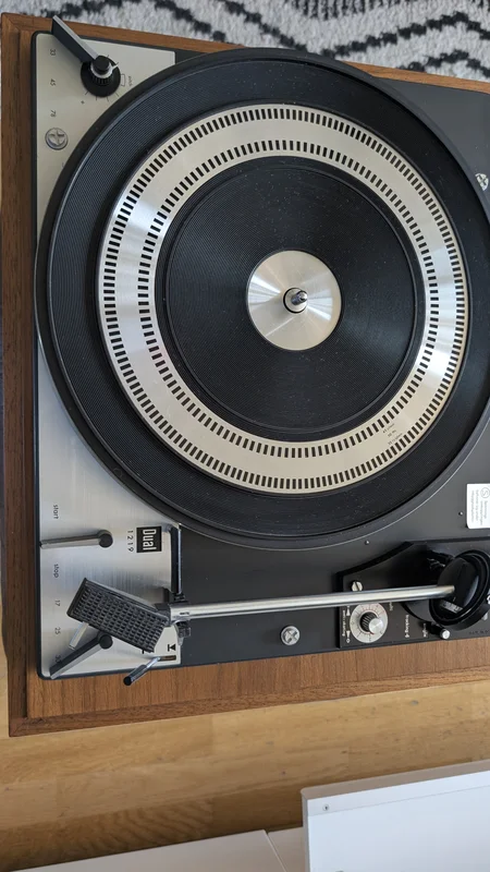 Renoverad Dual 1219 skivspelare - Bild 2 av 6
