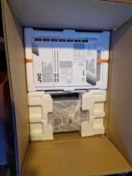 JVC UX-J60. Biamp kompaktstereo. Ny i kartong! - Bild 2 av 7