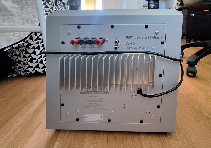 B&W högtalare & B&W AS2 & Denon receiver 