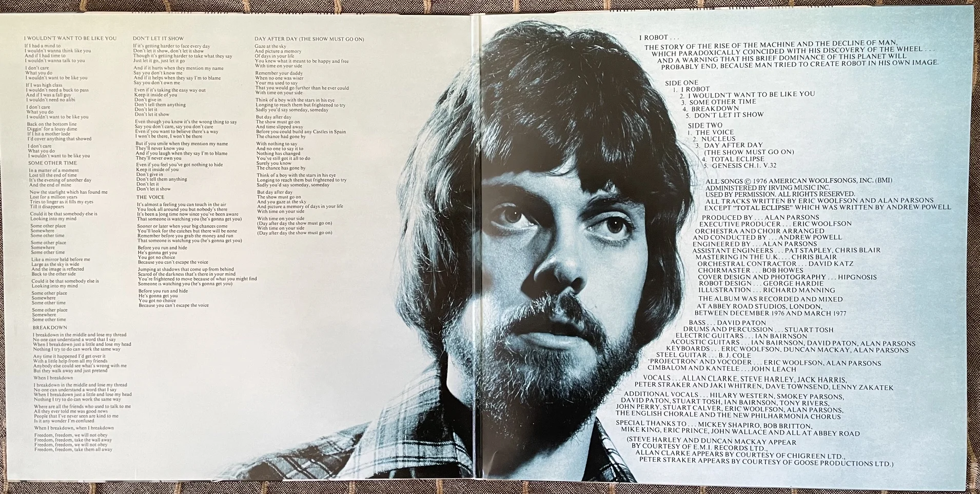The Alan Parsons Project - I Robot (LP)  RESERVERAD! - Bild 2 av 3