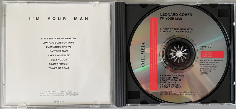 Leonard Cohen, "I'm Your Man" (CD) Leonard Cohen, "I'm Your Man" (CD) - Bild 2 av 3
