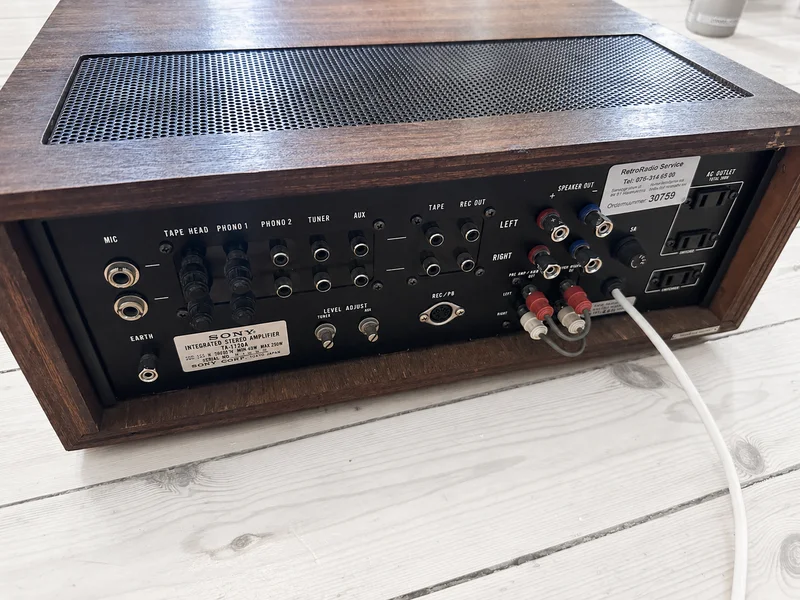Sony TA-1120a, legendarisk klass-a, fullt restaurerad - Bild 4 av 6