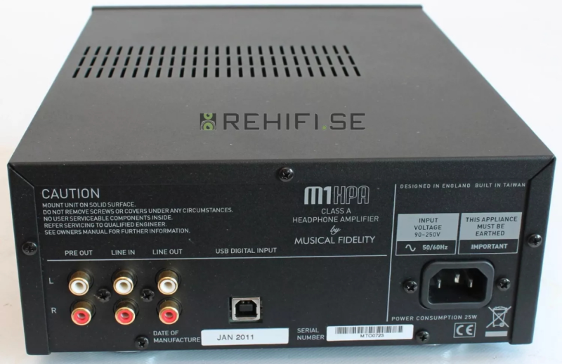 Musical Fidelity M1 HPA hörlursförstärkare  - Bild 2 av 2