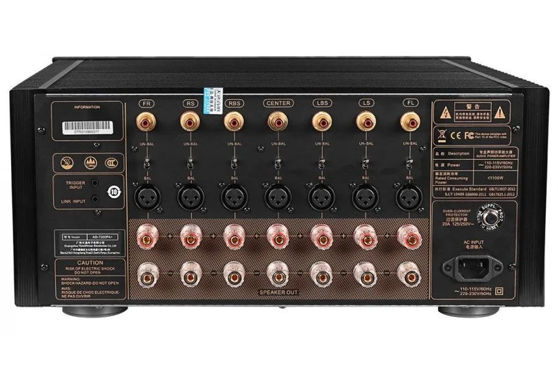 Tonewinner AD-7300PA+ 7-kanals hembioslutsteg Tonewinner AD-7300PA+ 7-kanals hembioslutsteg - Bild 2 av 3