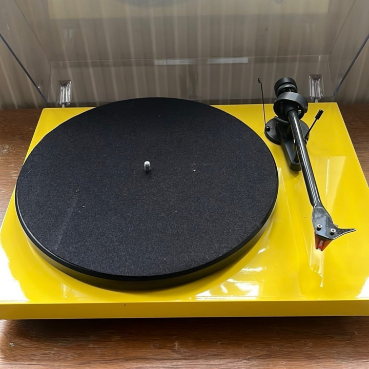 Pro-Ject Debut Carbon Turntable with Eve Audio Speakers and NAD Phono Preamp