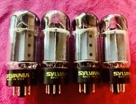 Kvartett 6CA7 GE / Sylvania k&ouml;pes.  - Bild 1 av 1