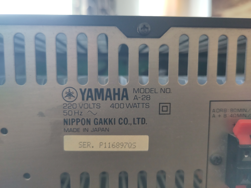 Yamaha A-28 förstärkare - Bild 7 av 7