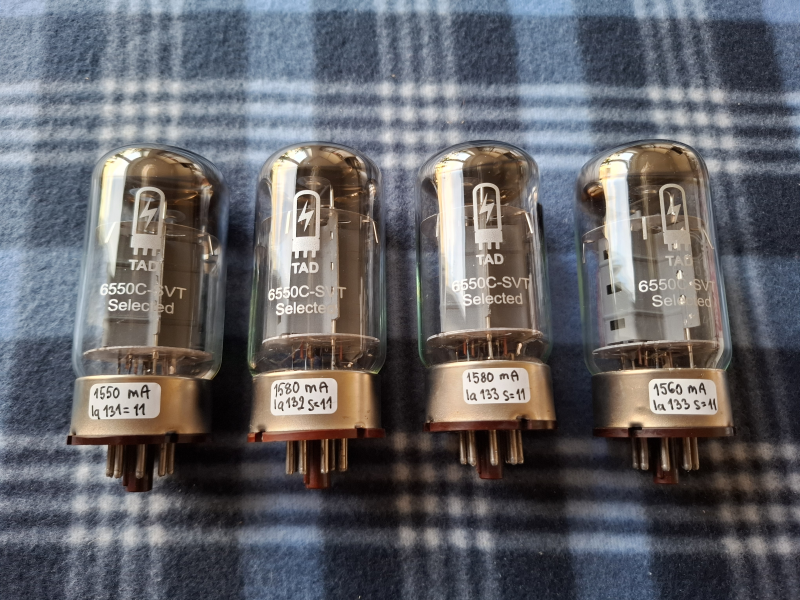 6550 (KT88) Svetlana Winged =C= NOS Matchad kvartett (TAD) - Bild 5 av 7