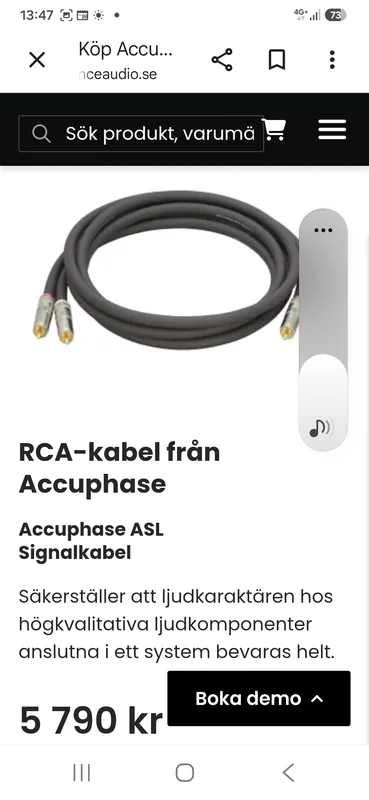 Accuphase referens kablar Accuphase referens kablar - Bild 3 av 3