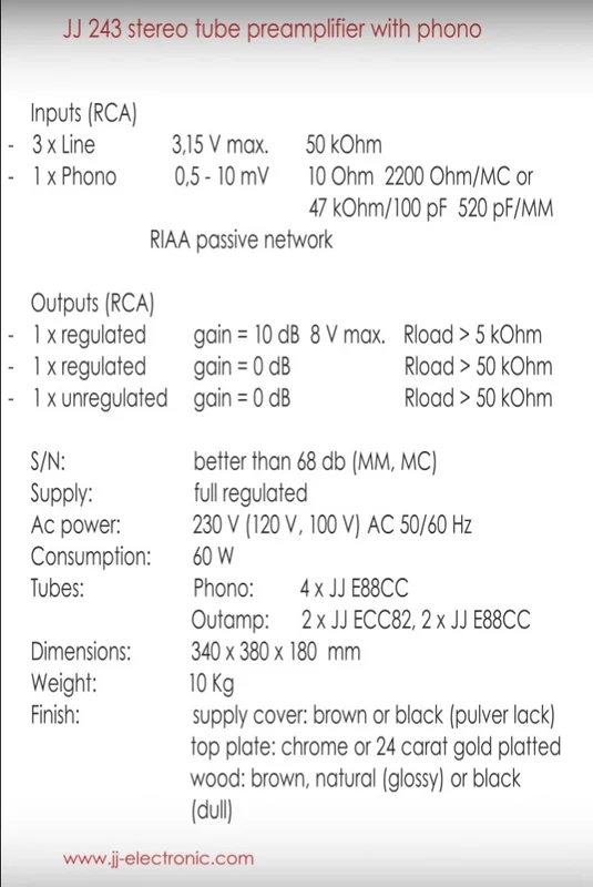 JJ Electronic JJ243 - försteg JJ Electronic JJ243 - försteg - Bild 5 av 5
