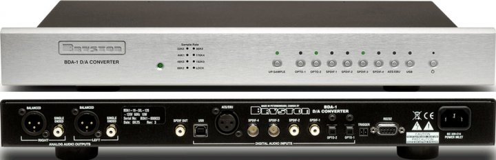 Bryston BDA-1 DAC (top skick) Digital Analog Converter