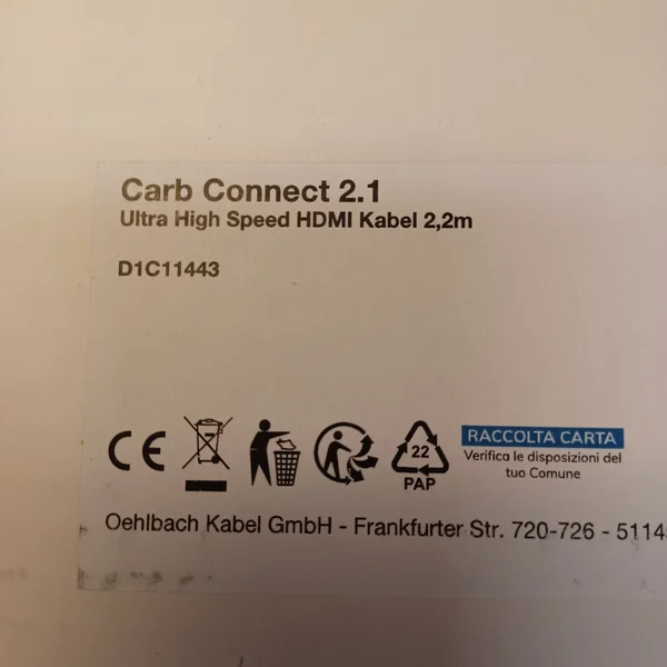 Oehlbach xxl carb connect ultra high speed hdmi kabel - Bild 4 av 4