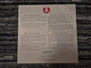 Nordost Heimdall 2 högtalarkabel (2x 2m)