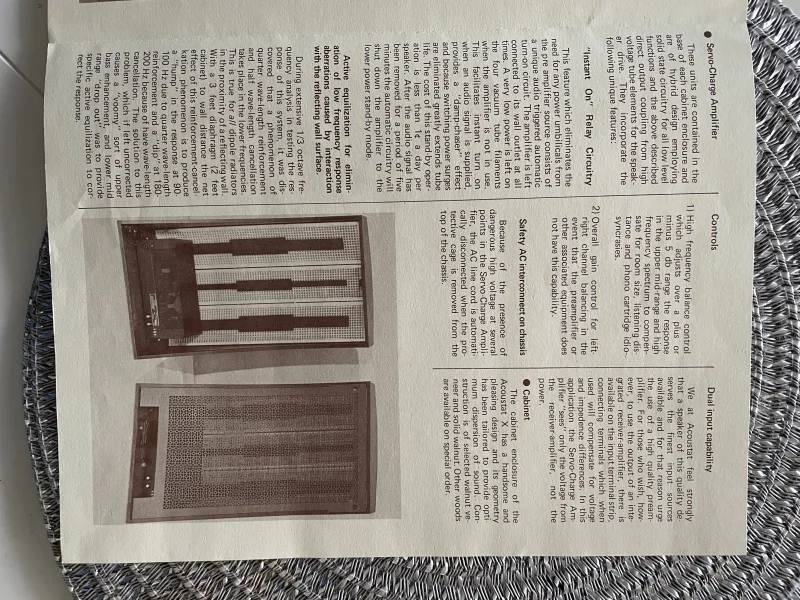 Elektrostath&ouml;gtalare Acoustat X - Bild 7 av 8