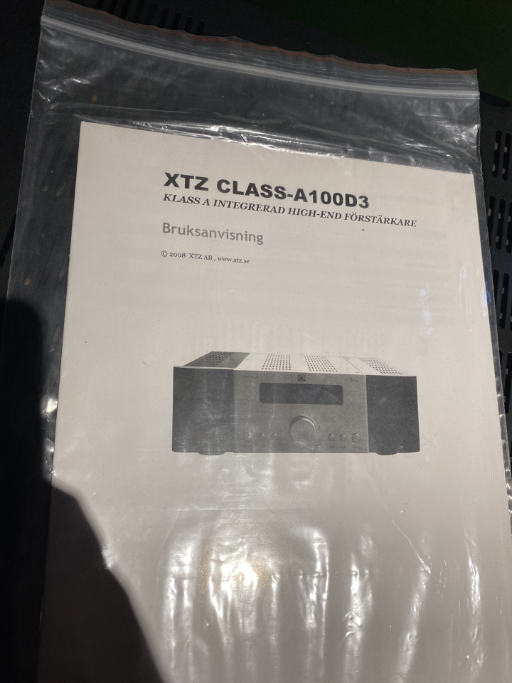 XTZ Class-A100D3