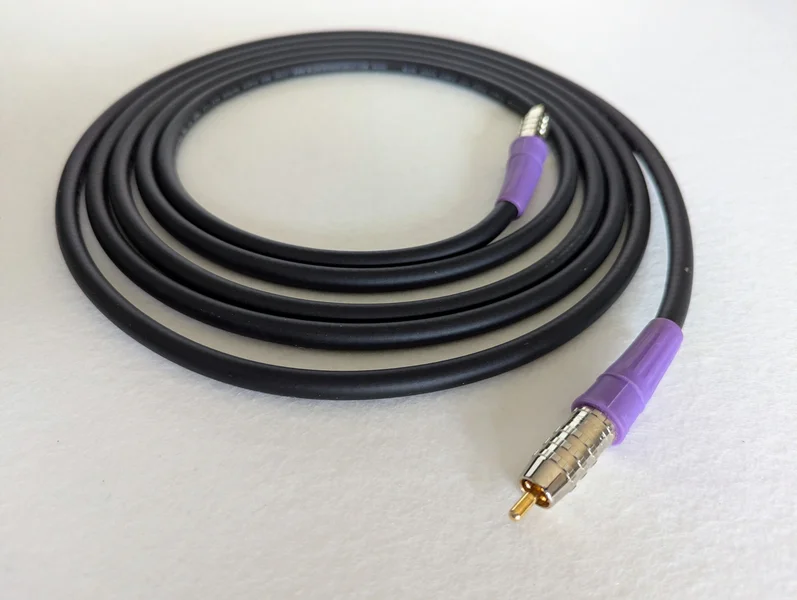 Belden LC-1 / Blue Jeans Cable RCA subwooferkabel 3m. - Bild 1 av 3