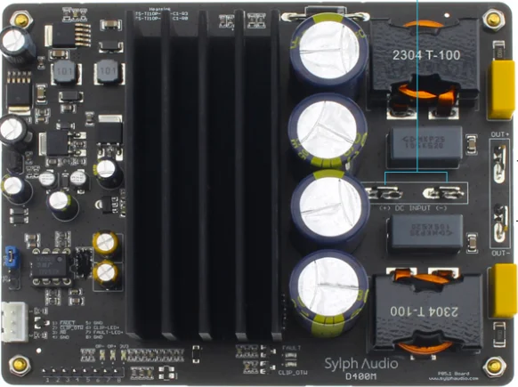 Sylph Audio DM400 Class D slutstegsmoduler + Nätdelar