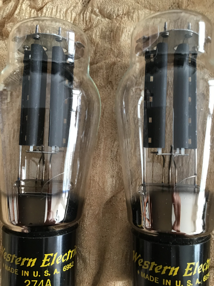 Western Electric 274A likriktar rör / Rectifier 