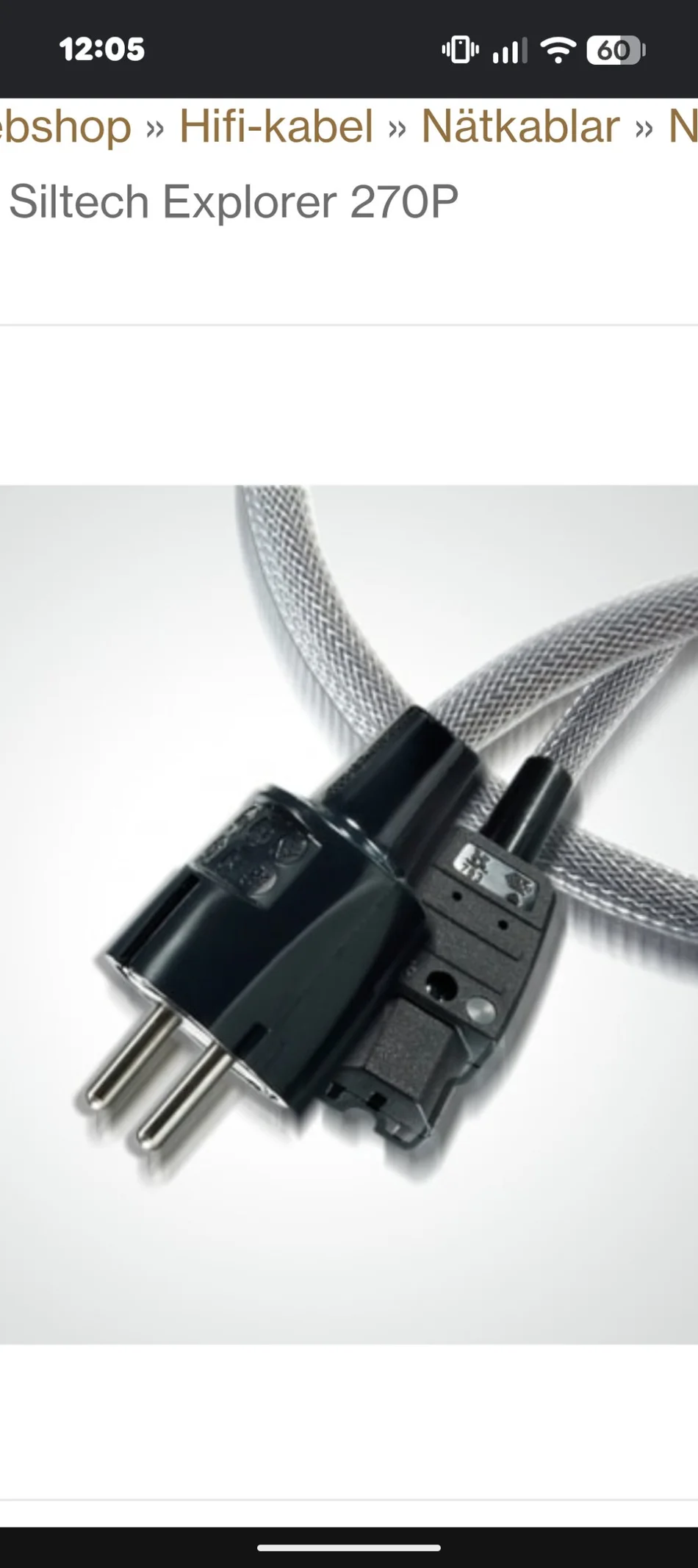Isotek Evo3 Elite / Siltech Isotek Evo3 Elite / Siltech - Bild 2 av 2