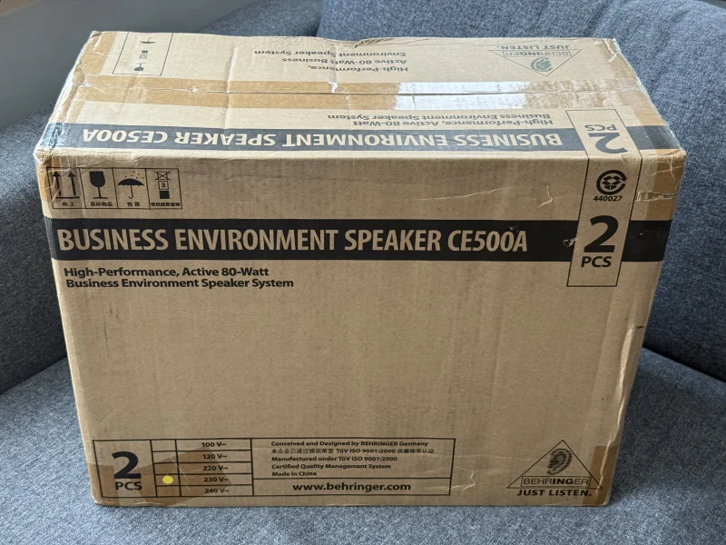 Helt nya aktiva Multi Purpose-h&ouml;gtalare &ndash; Behringer CE500A - Bild 2 av 2