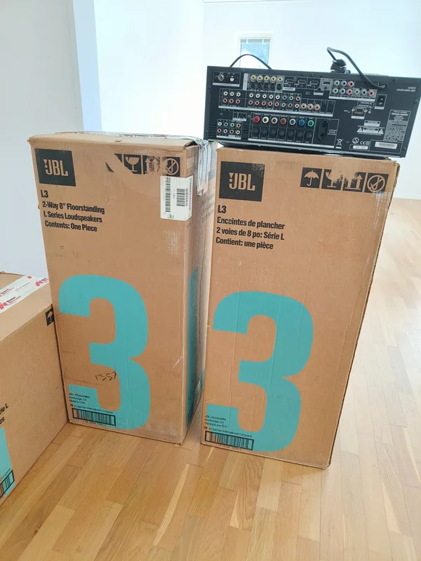 JBL L3 golvh&ouml;gtalare &ndash; i originalemballage - Bild 2 av 2