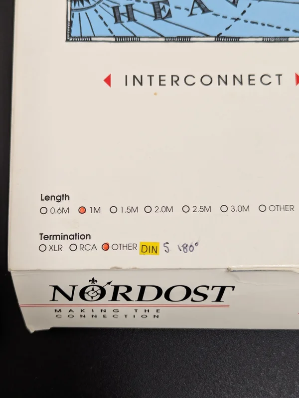 Nordost Blue Heaven interconnect DIN 5 Nordost Blue Heaven interconnect DIN 5 - Bild 8 av 9