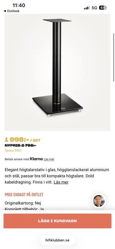 DALI CONNECT STAND E-600 VIT DALI CONNECT STAND E-600 VIT - Bild 3 av 3