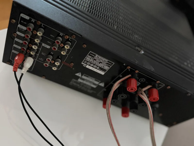 Pioneer A-656 Mark II stereo förstärkare svart Pioneer A-656 Mark II stereo förstärkare svart - Bild 5 av 5