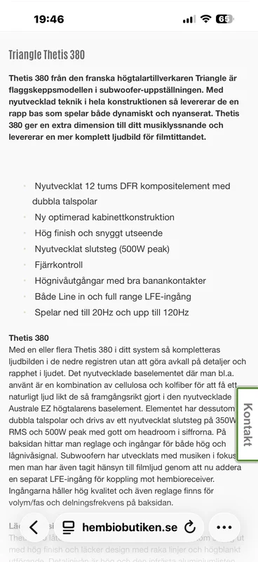 Triangle Thetis 380 - Kuva 3 / 3
