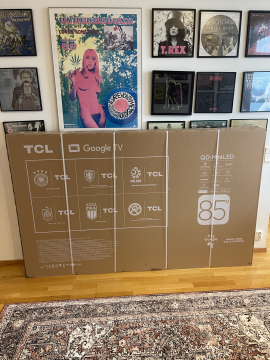 Helt ny 85" Nypris 49.990 TCL: MQLED75K4KMINI-LED(2025