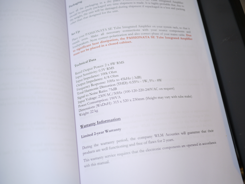 WLM Passionata 300B / ny r&ouml;r / Mundorf / original f&ouml;rpackning / fj&auml;rr - Bild 10 av 12