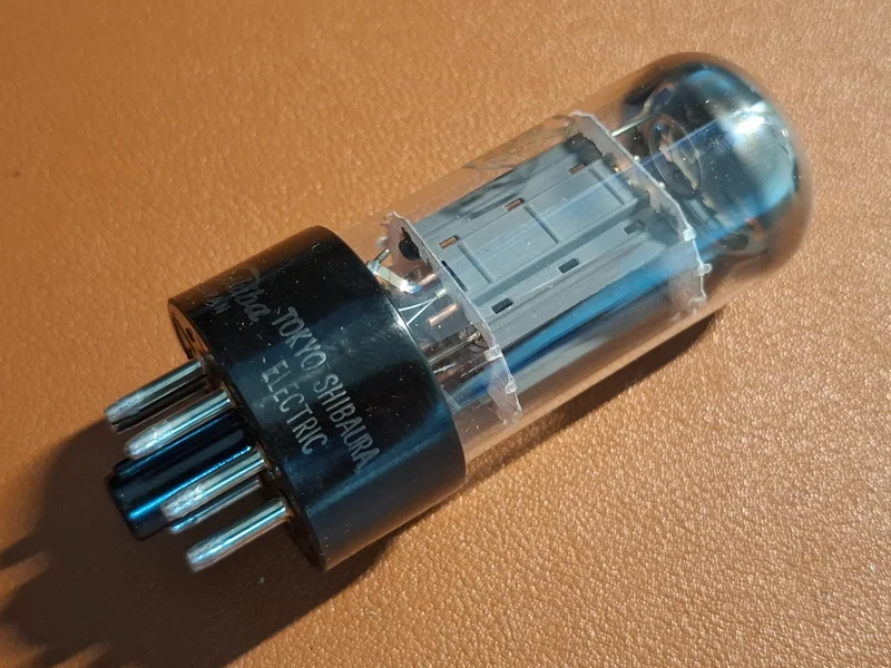 Toshiba 6SN7GTB &ndash; Made in Japan &ndash; originalkartonger &ndash; NOS matchat par - Bild 6 av 8