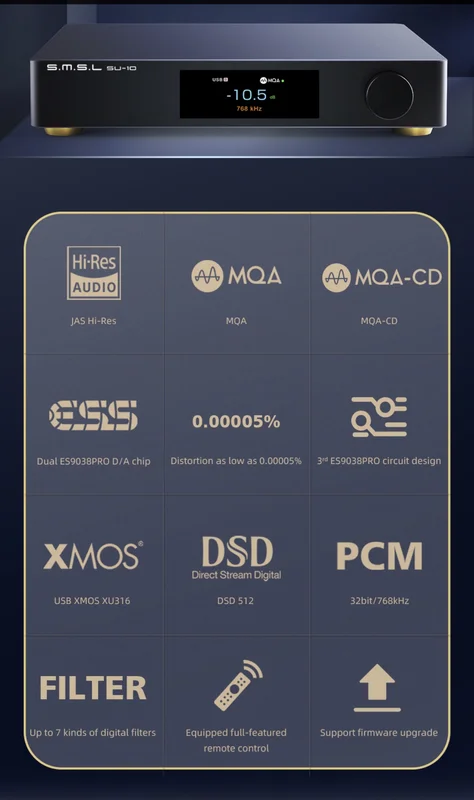 SMSL SU-10 dac - Bild 1 av 2